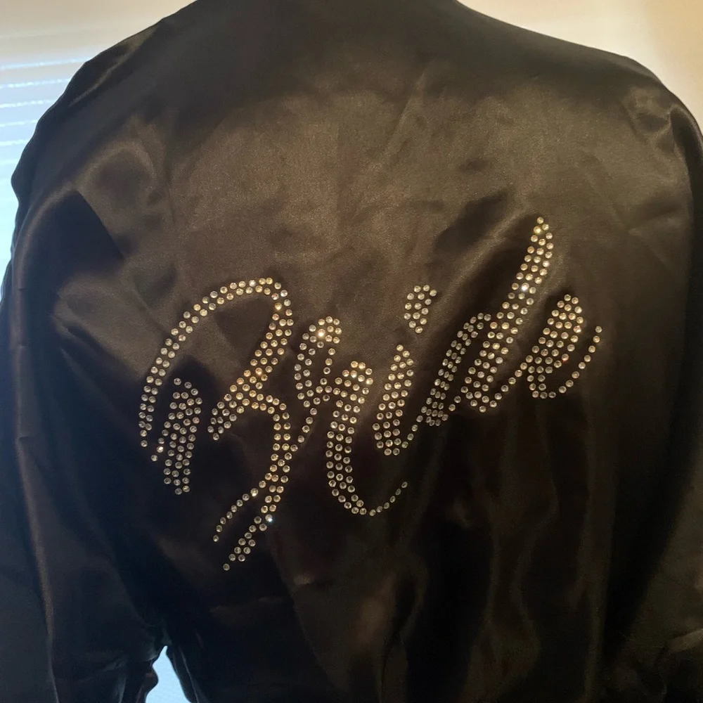 Bride Silk Wedding Robe - Picture 3 of 6